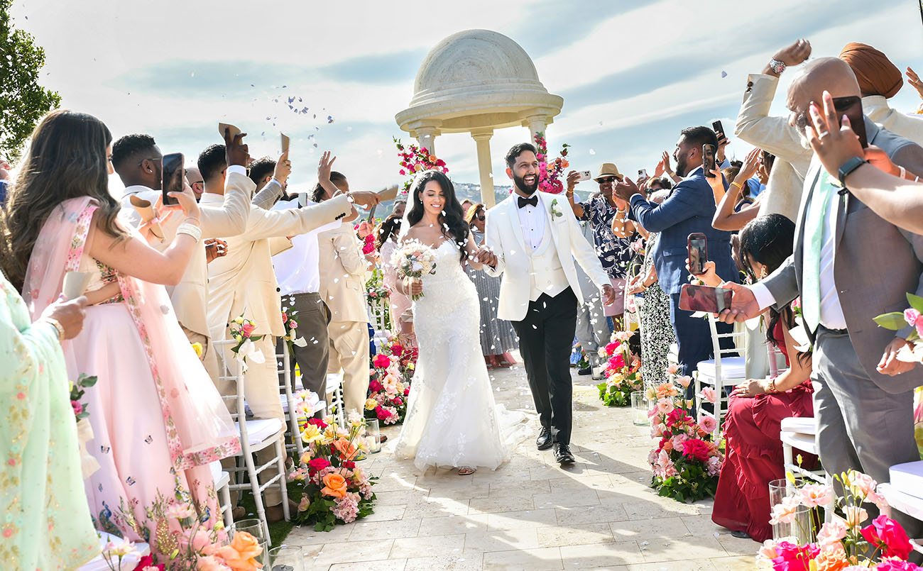 salida novios ceremonia la vinuela